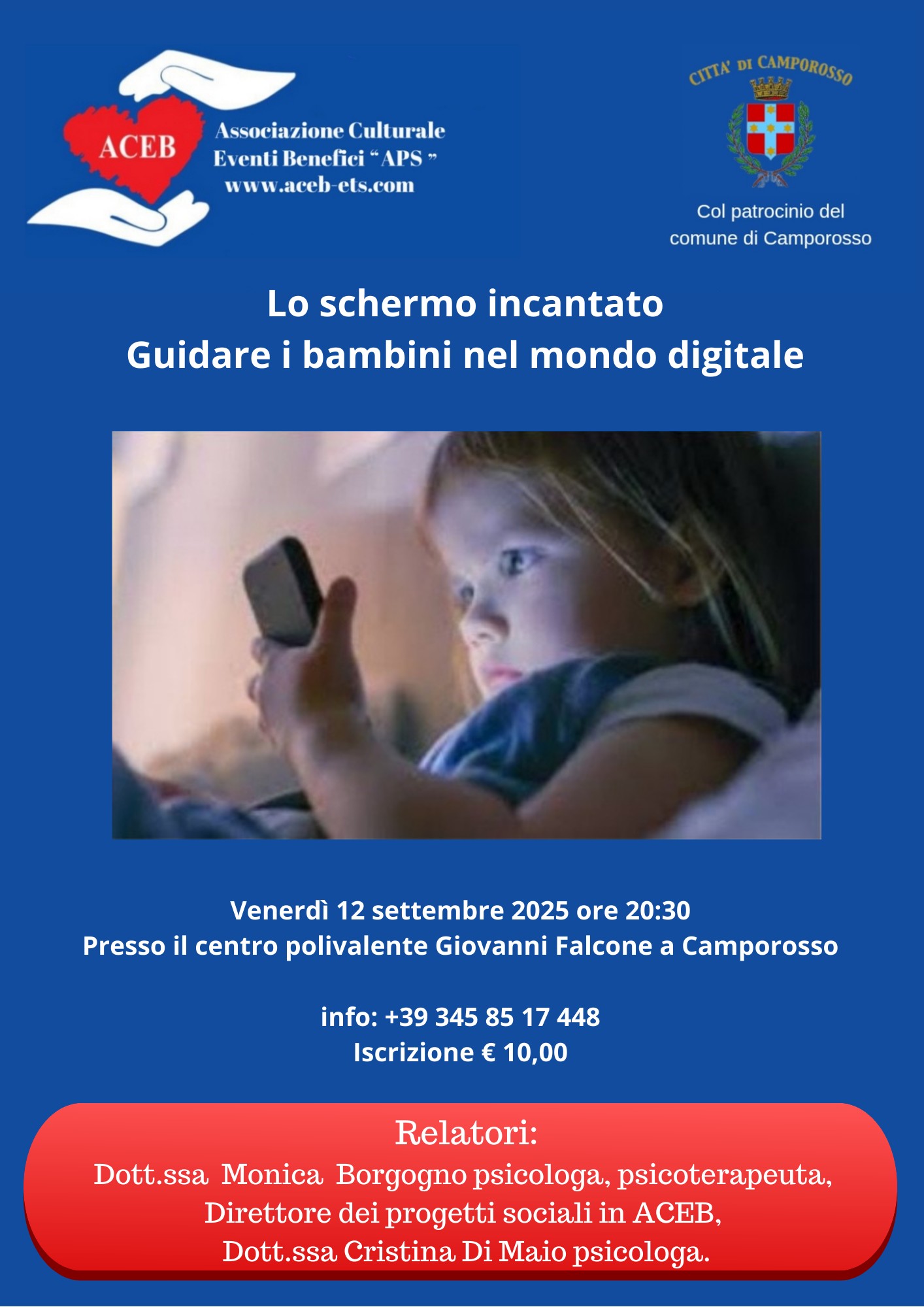 Corso sociale 2025 lo schermo incantato, guidare i bambini nel mondo digitale