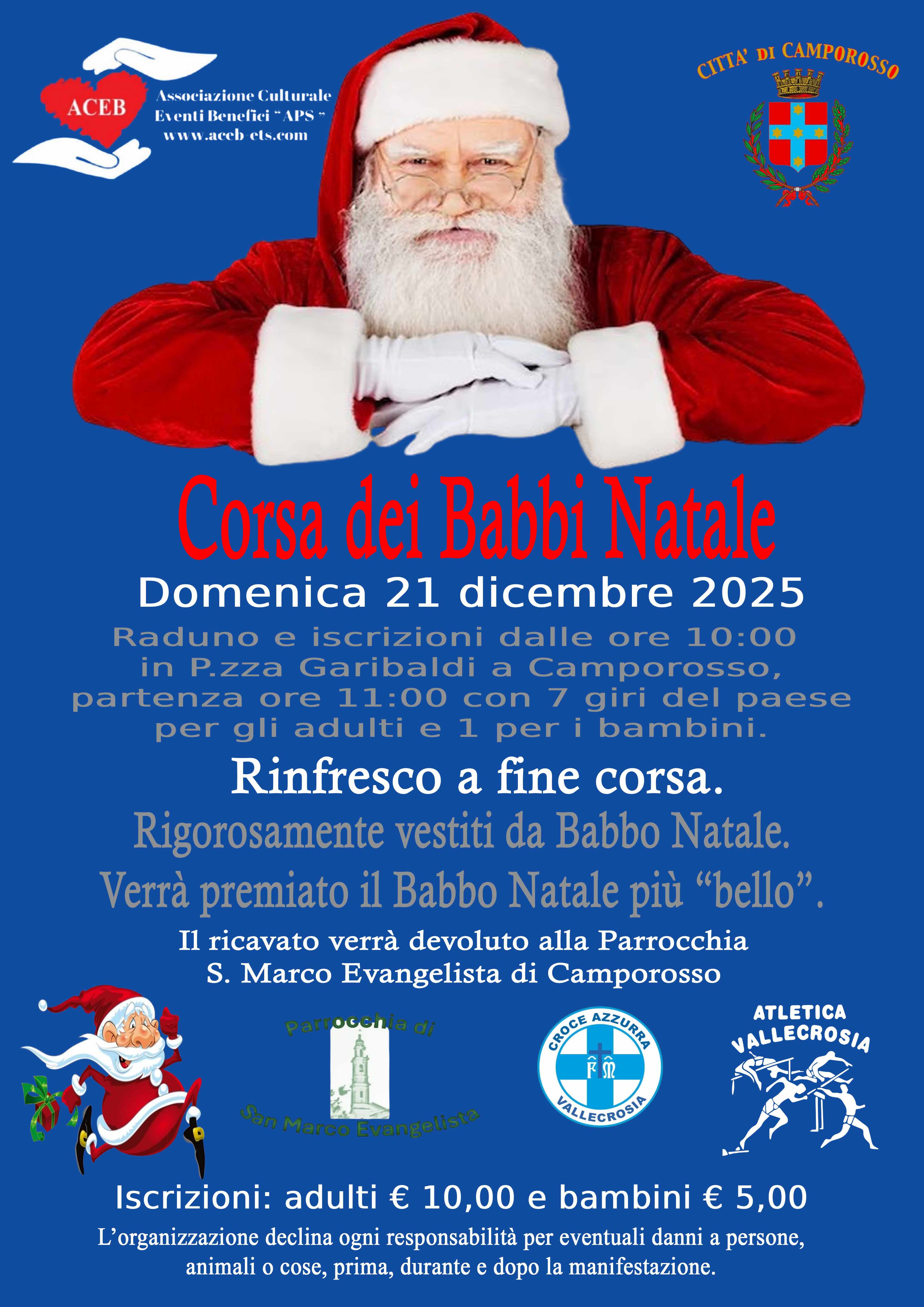 Corsa dei Babbi Natale 2025