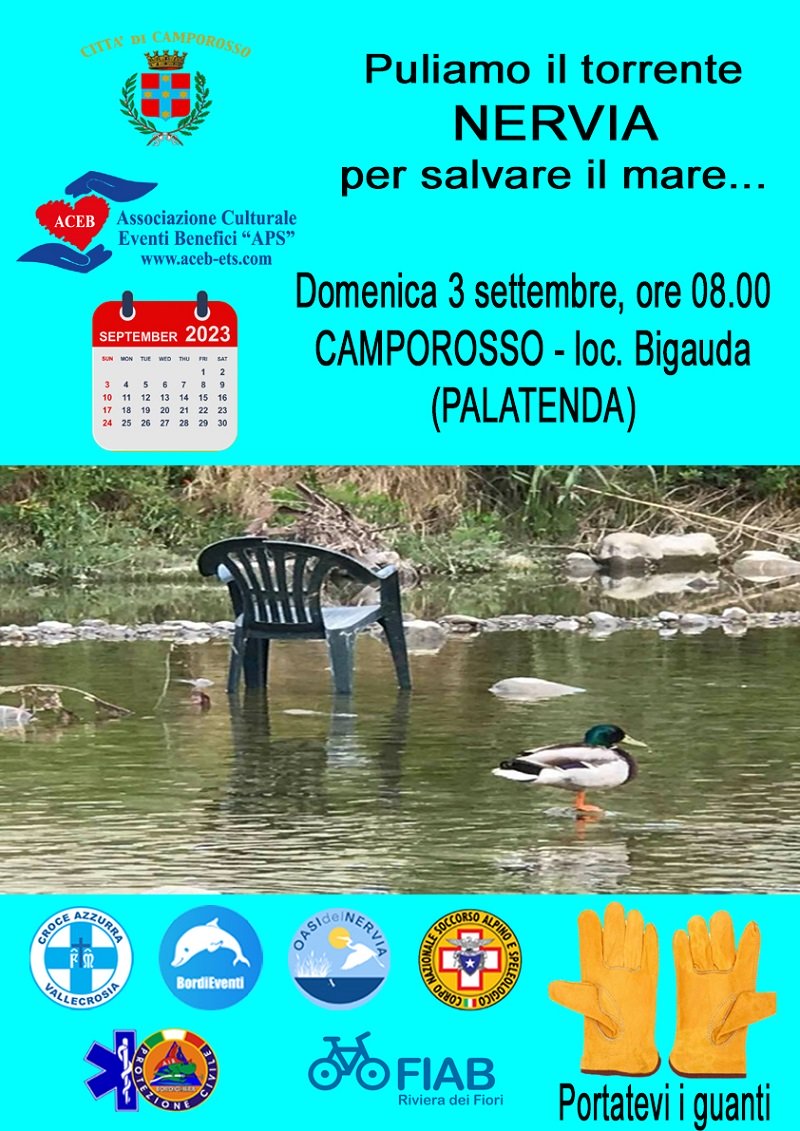 Puliamo il torrente Nervia 2023